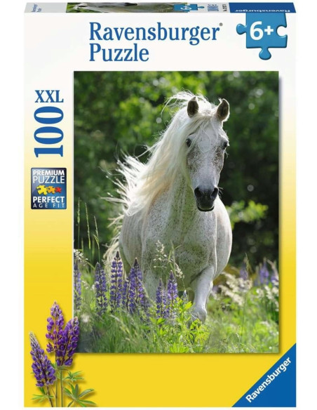 100B HORSE IN FLOWERS