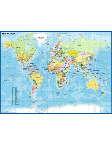 200B MAP OF THE WORLD