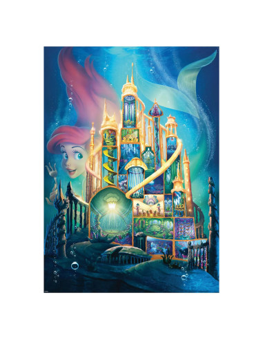 1000B DISNEY CASTLE ARIEL