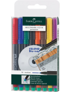 MÄRKPENNA FABER CASTELL 8P MEDIUM