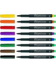 MÄRKPENNA FABER CASTELL 8P MEDIUM 2