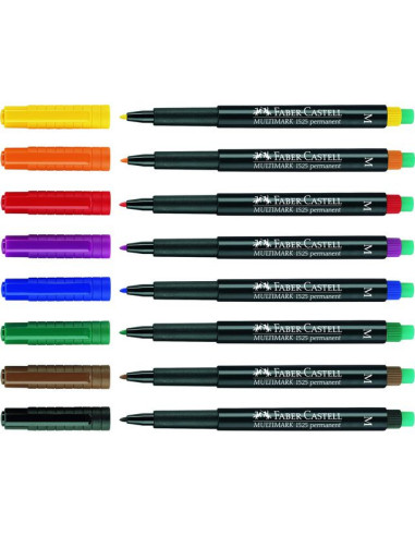 MÄRKPENNA FABER CASTELL 8P MEDIUM