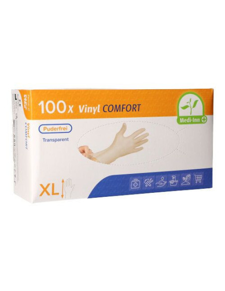 VINYLHANDSKE XL PUDERFRI