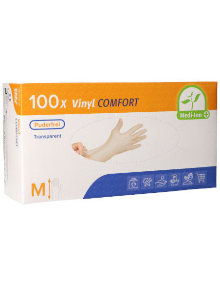 VINYLHANDSKE M PUDERFRI