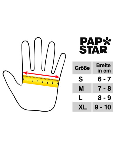 VINYLHANDSKE M PUDERFRI