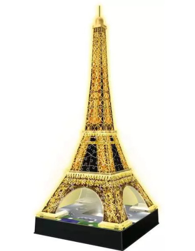 216B 3D PUSSEL EIFFELTOWER NIGHT