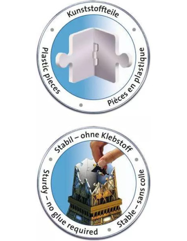 216B 3D PUSSEL EIFFEL TOWER