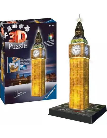 216B 3D PUSSEL BIG BEN NIGHT