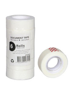 DOKUMENTTEJP 19MMx33M 6P