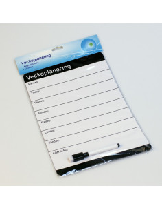 VECKOPLANERARE MAGNETISK A4