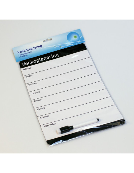 VECKOPLANERARE MAGNETISK A4