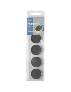 MAGNET SVART 30MM 5-P