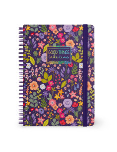 ANTECKNINGSBOK A5 FLOWERS