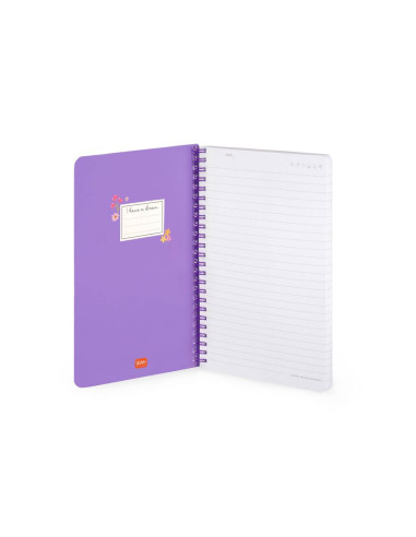 ANTECKNINGSBOK A5 FLOWERS