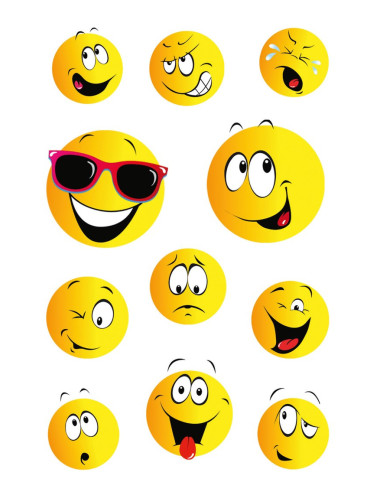 STICKERS HERMA 15042 SMILEYS