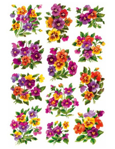 STICKERS HERMA 3348 BLOMMOR GLITTER 2