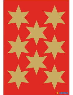 STICKERS HERMA 3925 STJÄRNA GULD 2