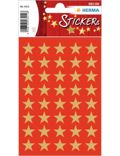 STICKERS HERMA 3412 STARS 13MM