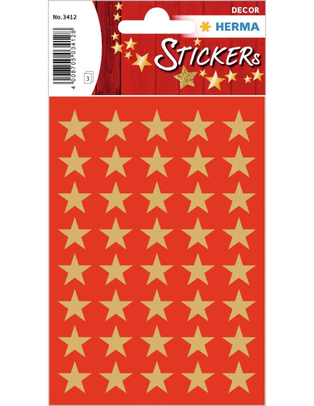 STICKERS HERMA 3412 STARS 13MM