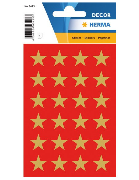 STICKERS HERMA 3413 STARS 15MM