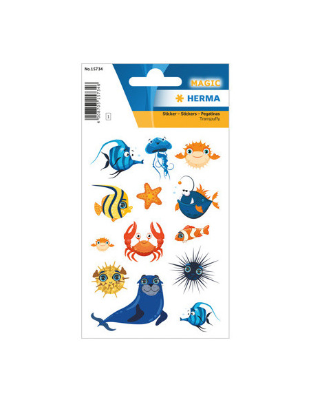 STICKERS HERMA SEA CREATURES