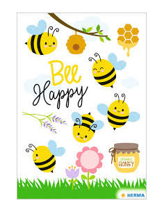 STICKERS HERMA CUTE BEES 2