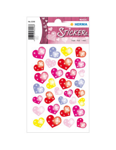 STICKERS HERMA 3256 HJÄRTAN M STJÄRNOR