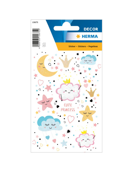 STICKERS HERMA CUTE PRINCESS