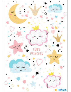 STICKERS HERMA CUTE PRINCESS 2