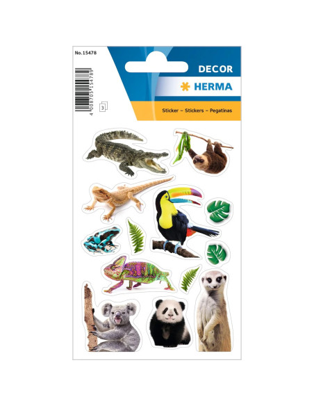 STICKERS HERMA EXOTIC ANIMALS