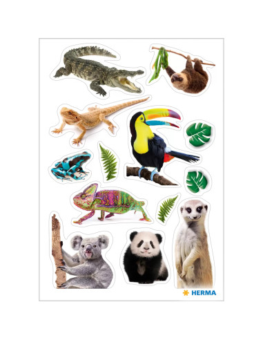 STICKERS HERMA EXOTIC ANIMALS