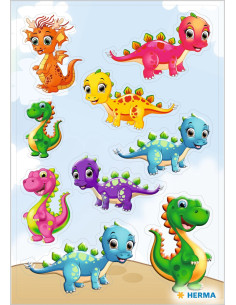 STICKERS HERMA BABY DINOS 2