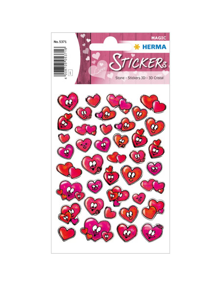 STICKERS HERMA 5371 HJÄRTAN M ÖGON