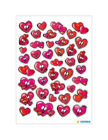 STICKERS HERMA 5371 HJÄRTAN M ÖGON