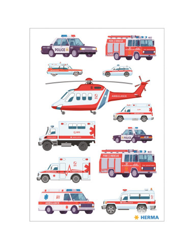 STICKERS HERMA 15739 BLÅLJUS