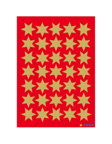 STICKERS HERMA 3904 STJÄRNA GULD
