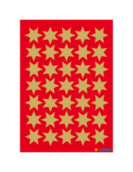 STICKERS HERMA 3904 STJÄRNA GULD