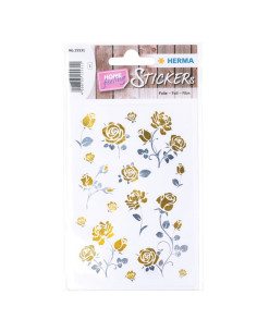 STICKERS HERMA 15531 ROS GULD SILVER
