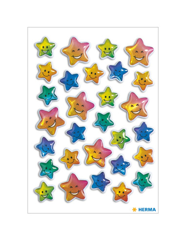 STICKERS HERMA 5219 STJÄRNOR GLADA