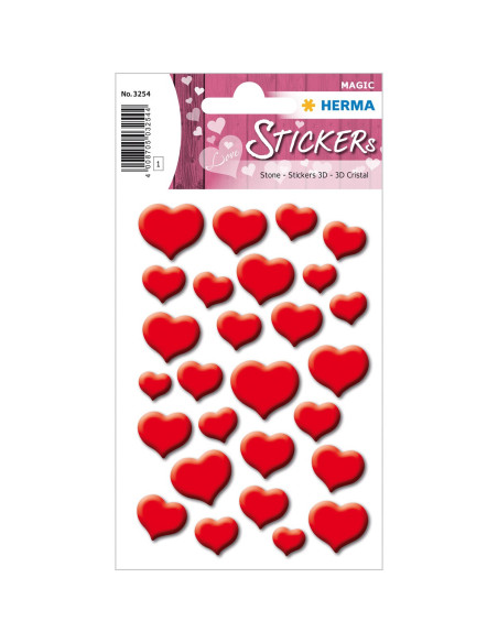 STICKERS HERMA 3254 HJÄRTAN