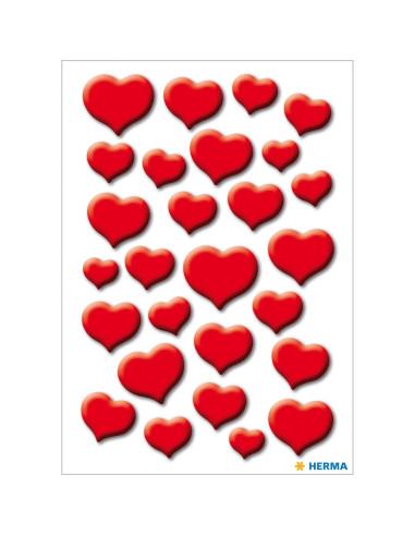 STICKERS HERMA 3254 HJÄRTAN
