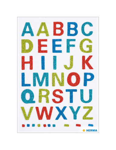 STICKERS HERMA 3664 LETTERS GLITTERY