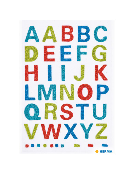 STICKERS HERMA 3664 LETTERS GLITTERY