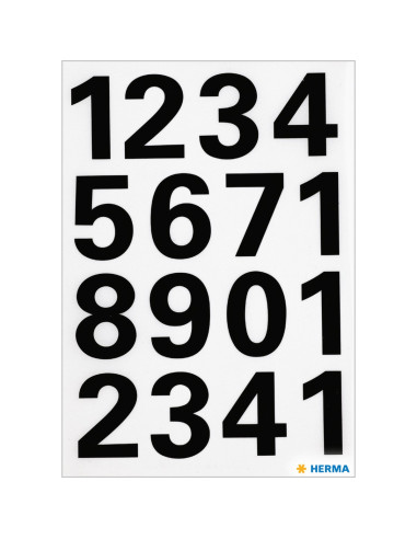 ETIKETTER SIFFROR 4168