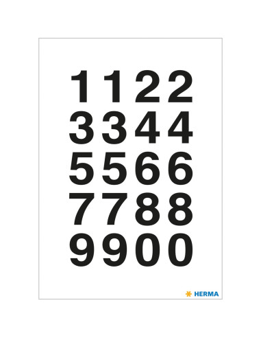 ETIKETTER SIFFROR 4136