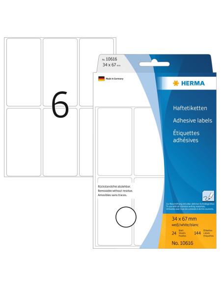 ETIKETTER MOVABLES 34X67MM 10616