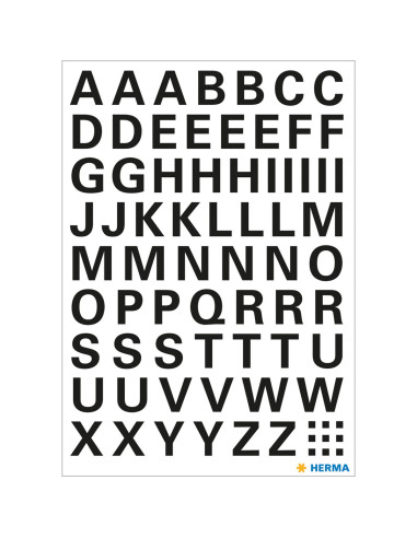 ETIKETTER BOKSTÄVER 4158