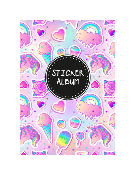 STICKERSALBUM UNICORN