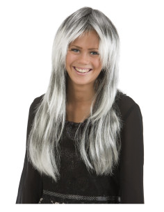 PERUK GREY LONG HAIR