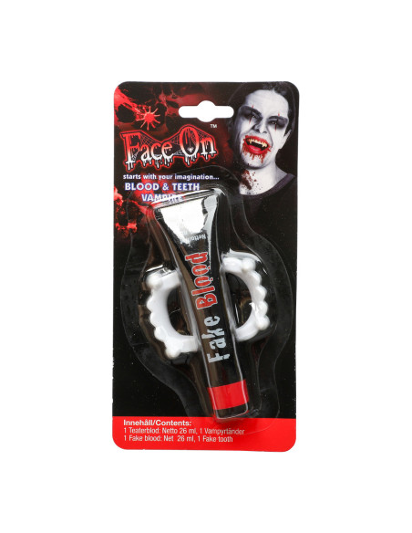 FAKE BLOOD TEETH